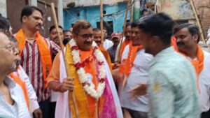 वार्ड बेनिया में 76 दिवसीय वार्ड प्रवास अभियान का 46वां दिन