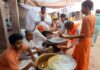 पंचकोशी यात्रा के दौरान महामंडलेश्वर स्वामी आशुतोषानंद गिरि जी महाराज पहुंचे दूसरे पड़ाव भीमचंडी
