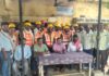 आराजी लाइन विद्युत उपकेंद्र पर मासिक विद्युत सुरक्षा प्रशिक्षण संपन्न