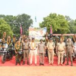 95 बटालियन C.R.P.F. द्वारा एकता दिवस पर निकली बाइक रैली का किया स्वागत