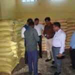 राजकीय कृषि बीज भंडार का टास्क फोर्स अधिकारी ने किया औचक निरीक्षण